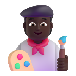 Artist: dark skin tone