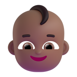 Baby: medium-dark skin tone
