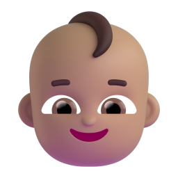 Baby: medium skin tone