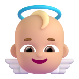 Baby Angel: medium-light skin tone
