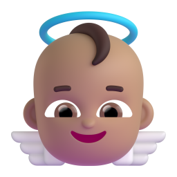 Baby Angel: medium skin tone