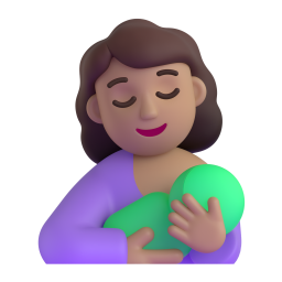 Breast-Feeding: medium skin tone