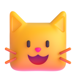 cat face 3d emoji