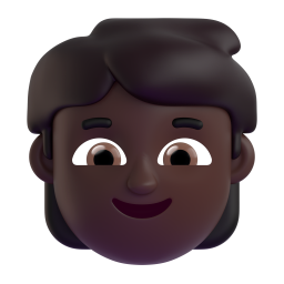 Child: dark skin tone