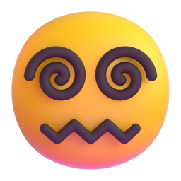 FACE WITH SPIRAL EYES 3D Emoji - High Quality 3D Rendered Emoji FACE WITH SPIRAL EYES 3D Emoji - High Quality 3D Rendered Emoji