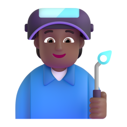 Factory Worker: medium-dark skin tone