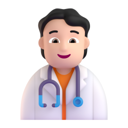 Health Worker: light skin tone