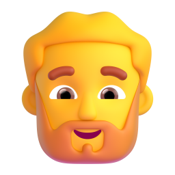 MAN: BEARD 3D Emoji - High Quality 3D Rendered Emoji MAN: BEARD 3D Emoji - High Quality 3D Rendered Emoji