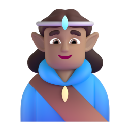 Man Elf: medium skin tone