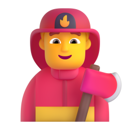 MAN FIREFIGHTER 3D Emoji - High Quality 3D Rendered Emoji MAN FIREFIGHTER 3D Emoji - High Quality 3D Rendered Emoji