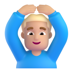 Man Gesturing Ok: medium-light skin tone
