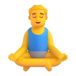 MAN IN LOTUS POSITION 3D Emoji - High Quality 3D Rendered Emoji MAN IN LOTUS POSITION 3D Emoji - High Quality 3D Rendered Emoji
