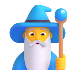 MAN MAGE 3D Emoji - High Quality 3D Rendered Emoji MAN MAGE 3D Emoji - High Quality 3D Rendered Emoji