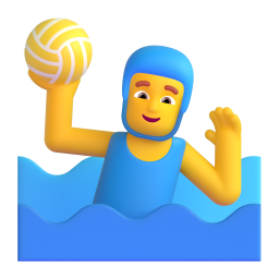 MAN PLAYING WATER POLO 3D Emoji - High Quality 3D Rendered Emoji MAN PLAYING WATER POLO 3D Emoji - High Quality 3D Rendered Emoji