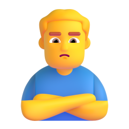 MAN POUTING 3D Emoji - High Quality 3D Rendered Emoji MAN POUTING 3D Emoji - High Quality 3D Rendered Emoji
