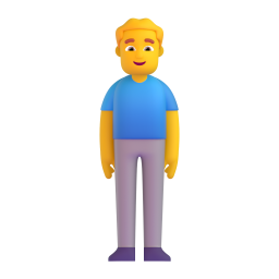 MAN STANDING 3D Emoji - High Quality 3D Rendered Emoji MAN STANDING 3D Emoji - High Quality 3D Rendered Emoji