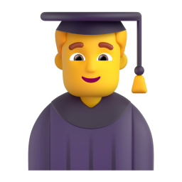 MAN STUDENT 3D Emoji - High Quality 3D Rendered Emoji MAN STUDENT 3D Emoji - High Quality 3D Rendered Emoji