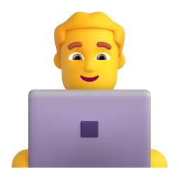 MAN TECHNOLOGIST 3D Emoji - High Quality 3D Rendered Emoji MAN TECHNOLOGIST 3D Emoji - High Quality 3D Rendered Emoji