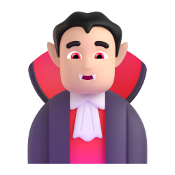 Man Vampire: light skin tone