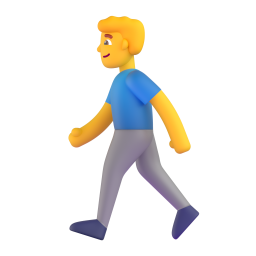 MAN WALKING 3D Emoji - High Quality 3D Rendered Emoji MAN WALKING 3D Emoji - High Quality 3D Rendered Emoji