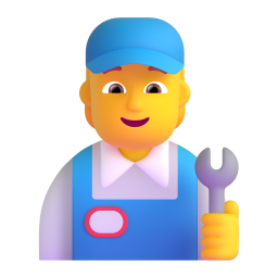 MECHANIC 3D Emoji - High Quality 3D Rendered Emoji MECHANIC 3D Emoji - High Quality 3D Rendered Emoji