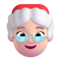 Mother Christmas: light skin tone