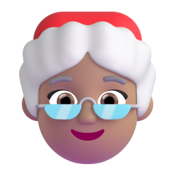 Mother Christmas: medium skin tone