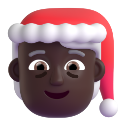 Mx Claus: dark skin tone