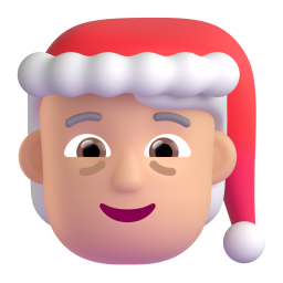 Mx Claus: medium-light skin tone