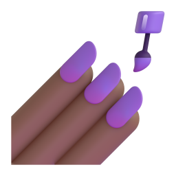 Nail Polish: medium-dark skin tone