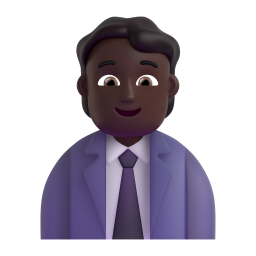 Office Worker: dark skin tone