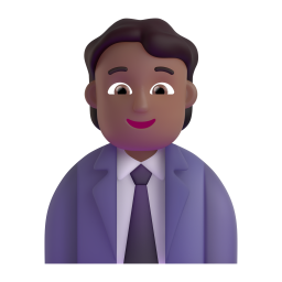 Office Worker: medium-dark skin tone