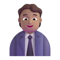 Office Worker: medium skin tone