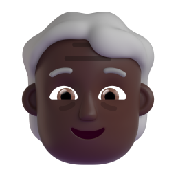 Older Adult: dark skin tone