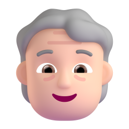 Older Adult: light skin tone