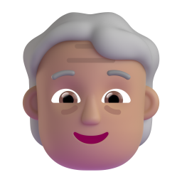 Older Adult: medium skin tone