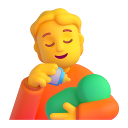 PERSON FEEDING BABY 3D Emoji - High Quality 3D Rendered Emoji PERSON FEEDING BABY 3D Emoji - High Quality 3D Rendered Emoji