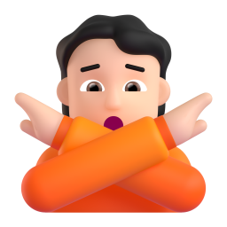 Person Gesturing No