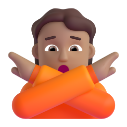Person Gesturing No
