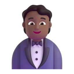 Man In Tuxedo: medium-dark skin tone