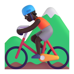 Person Mountain Biking
