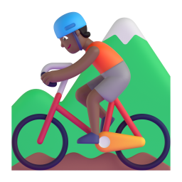Person Mountain Biking