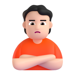 Person Pouting