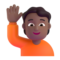 Person Raising Hand