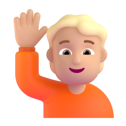 Person Raising Hand