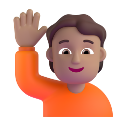 Person Raising Hand