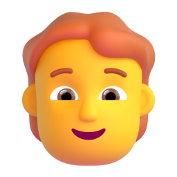 PERSON: RED HAIR 3D Emoji - High Quality 3D Rendered Emoji PERSON: RED HAIR 3D Emoji - High Quality 3D Rendered Emoji