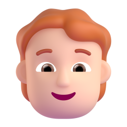 Person: Red Hair: light skin tone