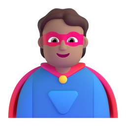 Superhero: medium skin tone