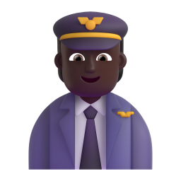 Pilot: dark skin tone